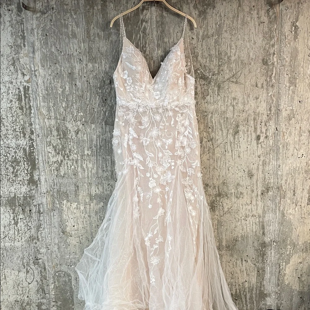 PRONOVIAS Women's Rhapsody Bridal Dress Size 12 In Off White - Picture 4 of 11